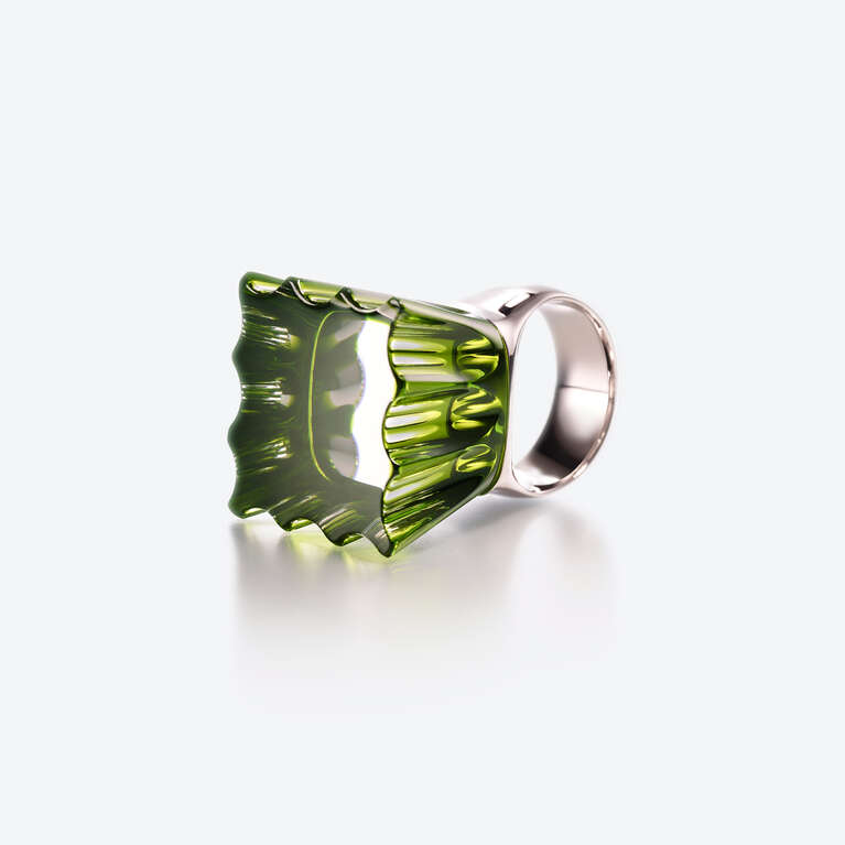 Bague Empereur l'Eclat de Talleyrand Argent Olivine