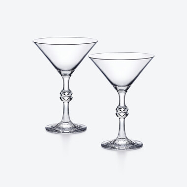 Passion Collection by Jean-Charles Boisset Martini Glasses Baccarat, Martini glass in Crystal Clear