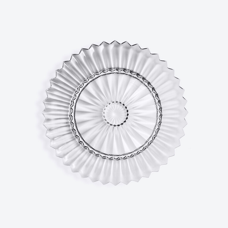 Mille Nuits Plate S Baccarat in Crystal Clear View 1