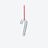 Candy Cane Ornament Clear
