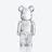 Be@rbrick Figurine Baccarat in Crystal Clear