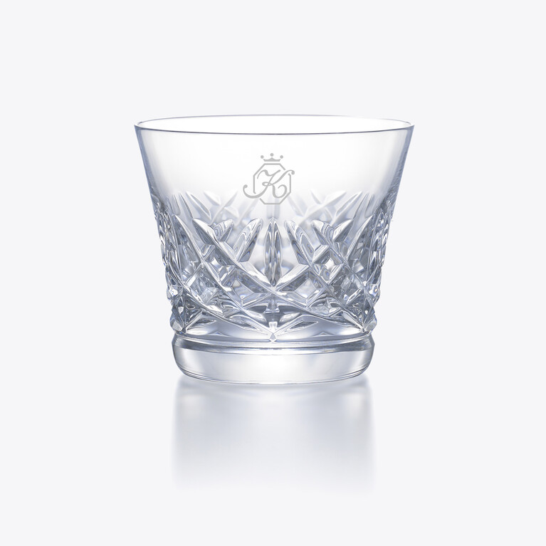 アリア タンブラー 2025（Kイニシャル入り） Baccarat、クリアのクリスタル製