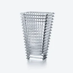 Select Eye Rectangular Vase L Baccarat in Crystal Clear