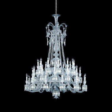 Z&eacute;nith Chandelier Short (36L) Baccarat in Clear Crystal