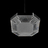 Octogone Ceiling Lamp (1L) Baccarat in Crystal Clear