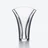Vase Ginkgo S Baccarat en Cristal Clair