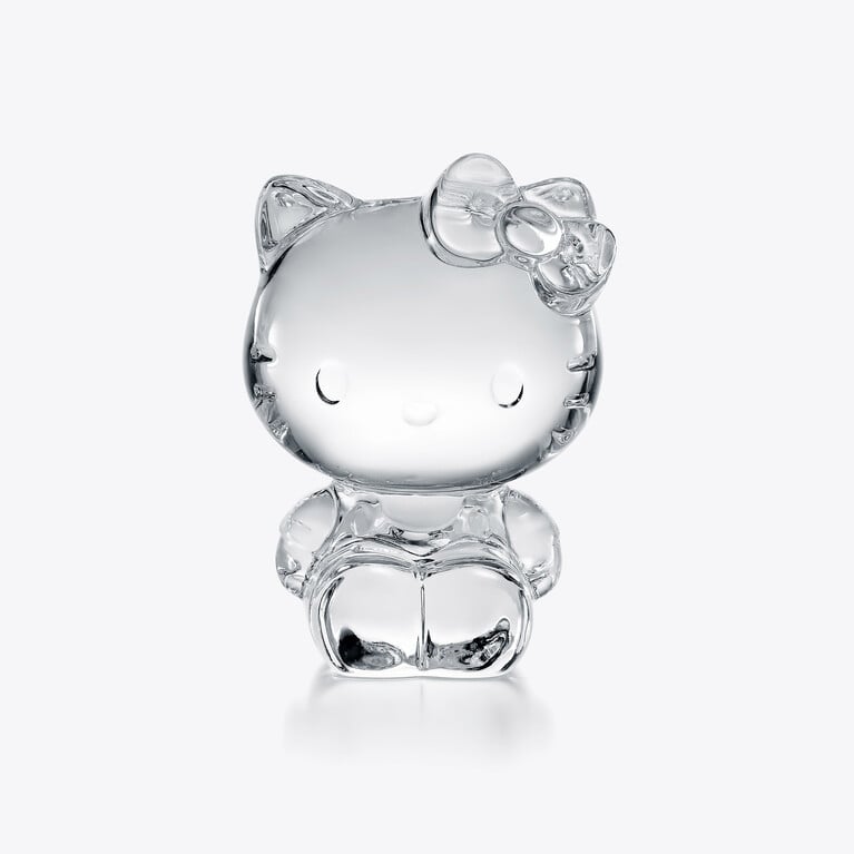 Hello Kitty Figurine Baccarat in Crystal Clear