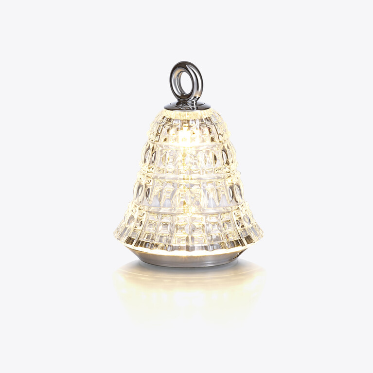 New Antique Clochette Nomadic Lamp Baccarat in Crystal Clear View 2