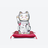 まねき猫 Baccarat、クリアのクリスタル製