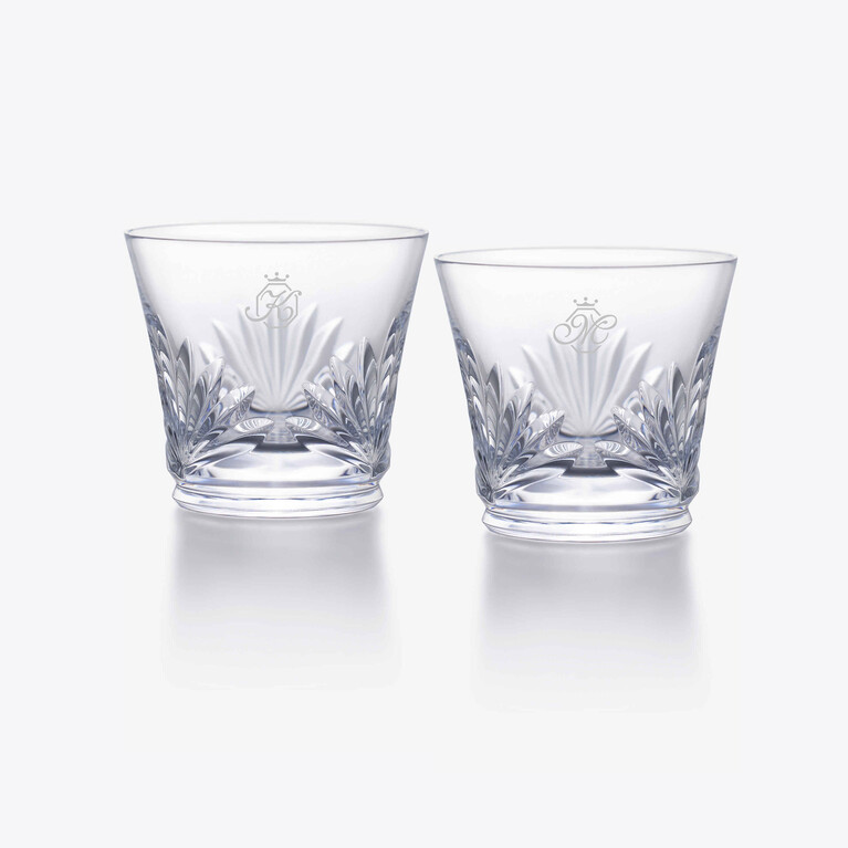 ルテシア タンブラー 2024 2客セット（イニシャル入り） Baccarat、の製