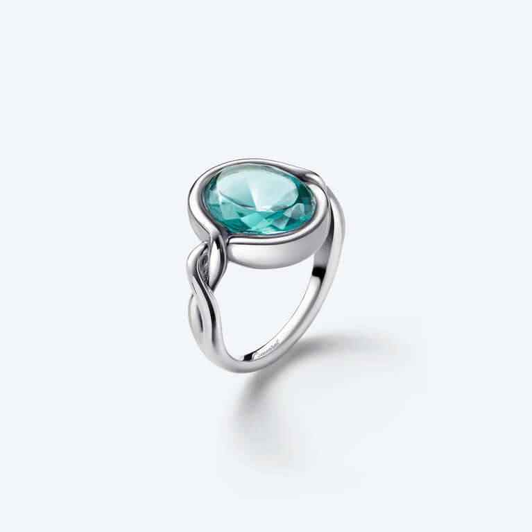 Croisé Silver Ring Turquoise