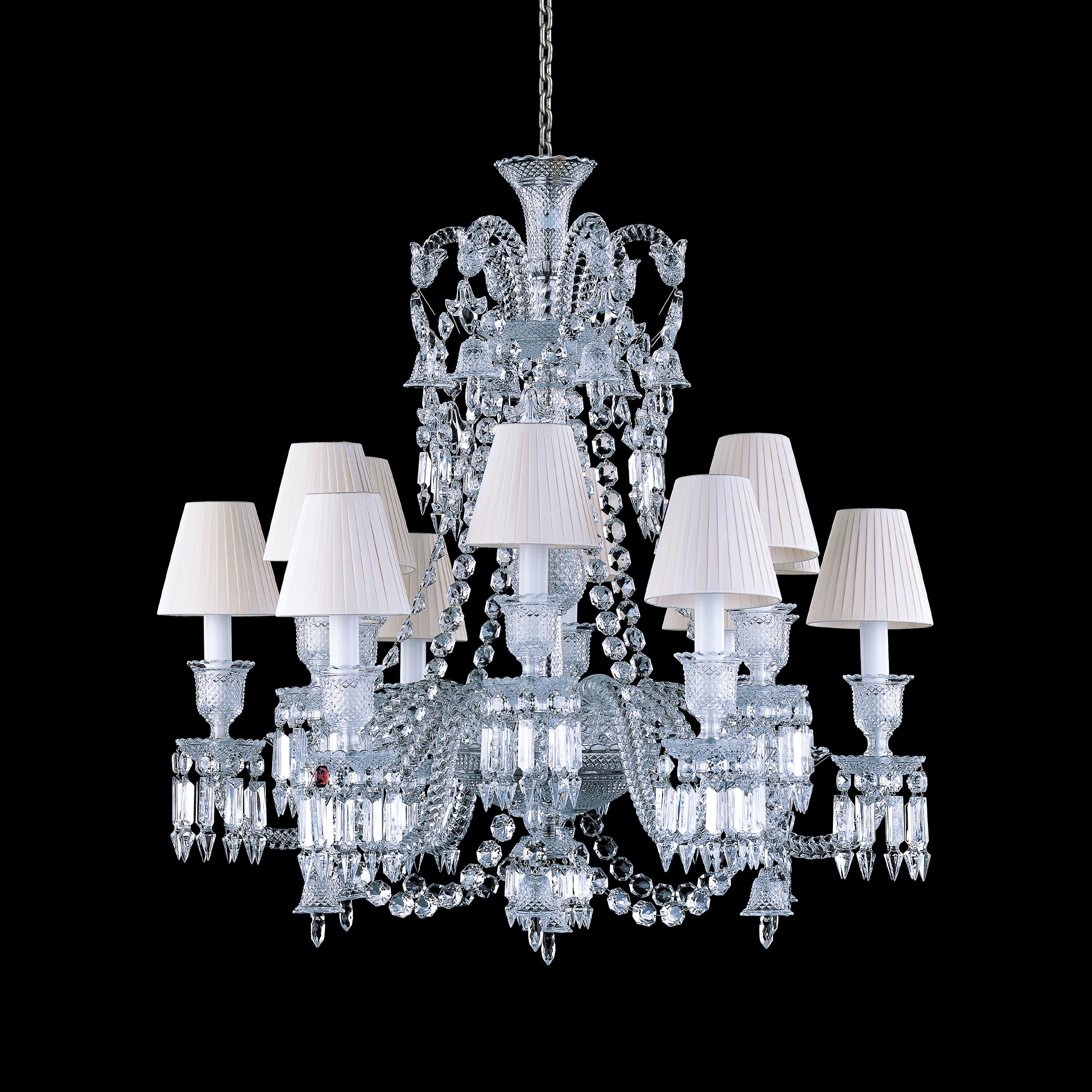 ✨️ Baccarat × 飛行石 Zénith Chandelier Short (64L) | Baccarat Japan