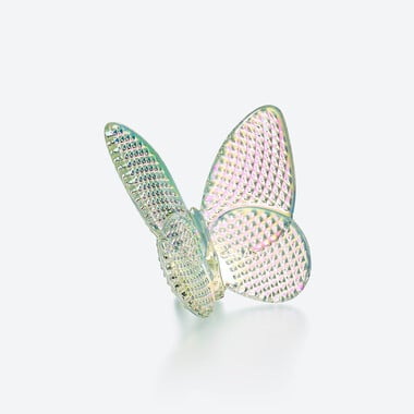 Lucky Butterfly Iridescent Clear Baccarat