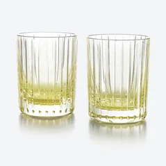 Select Gobelets Harmonie Colors of Joy Pastel Baccarat en Cristal Jaune