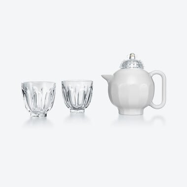 Juego De Té Faunacrystopolis Harcourt Baccarat en Cristal Clear