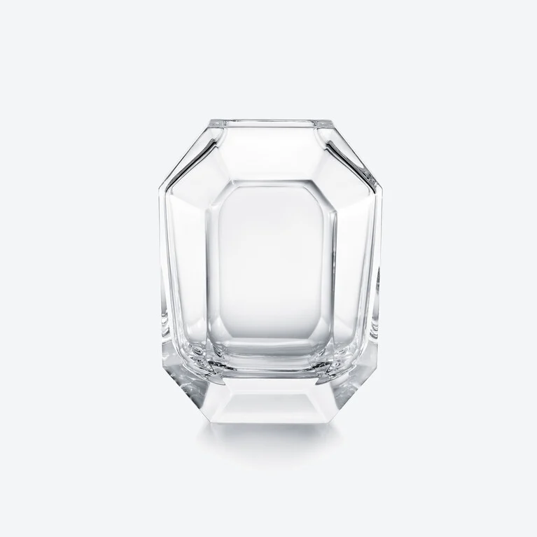 Octogone Vase Baccarat in Crystal Clear View 2