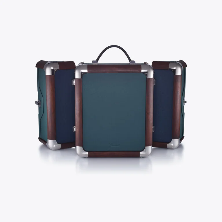 Octogone Trunk Louxor Baccarat in Leather Multicolor View 3