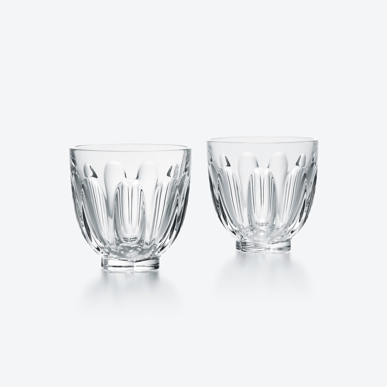 Verres à Thé Harcourt Faunacrystopolis x2 Baccarat, Verre à eau en Cristal Clair