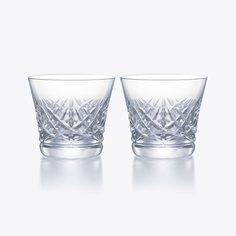 アリア タンブラー 2025 ペア Baccarat、クリアのクリスタル製