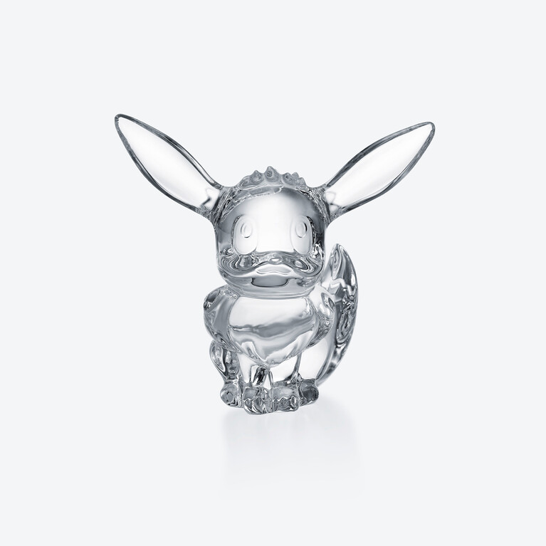 Pok&eacute;mon Eevee Figurine Baccarat in Crystal Clear View 1