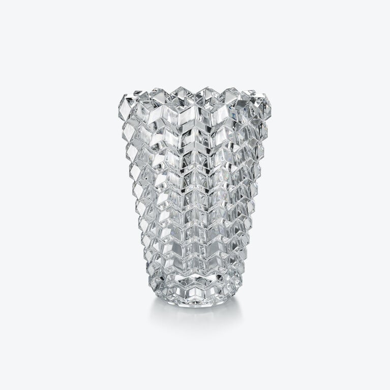 Zig Zag Vase Baccarat in Clear Crystal