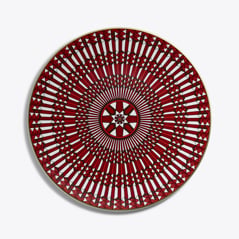 Select Arcadia Show Plate Baccarat in Porcelain Red