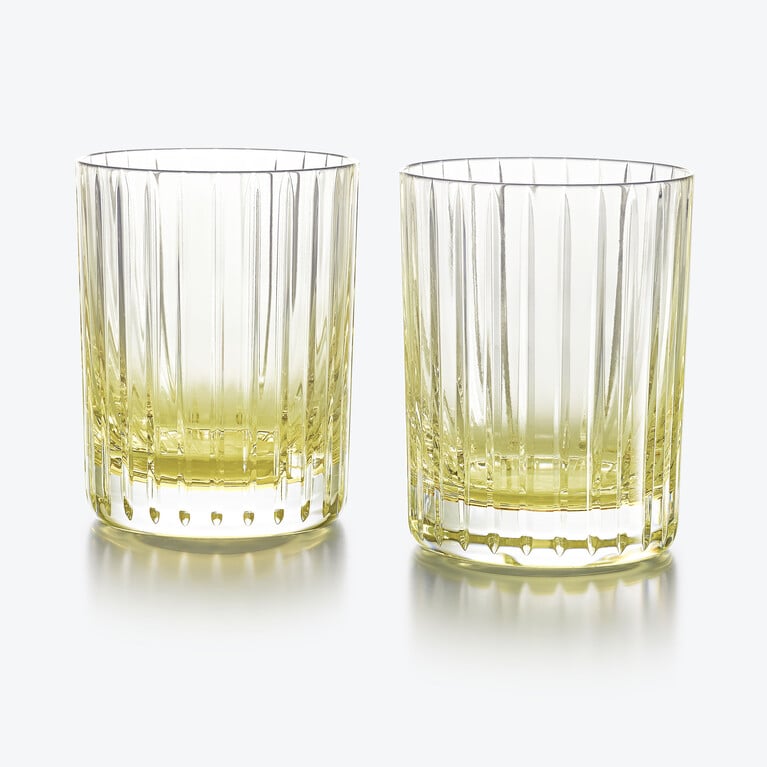 Harmonie Tumblers Colors of Joy Pastel Baccarat in Crystal Yellow View 1