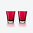 Mosa&iuml;que Tumblers Baccarat, Spirit glass in Crystal Red