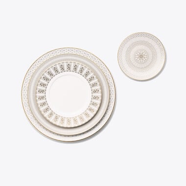 Arcadia Plates Gold & Platinum  Baccarat