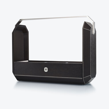 Octogone Tantalus Black Oak Baccarat in Black Wood