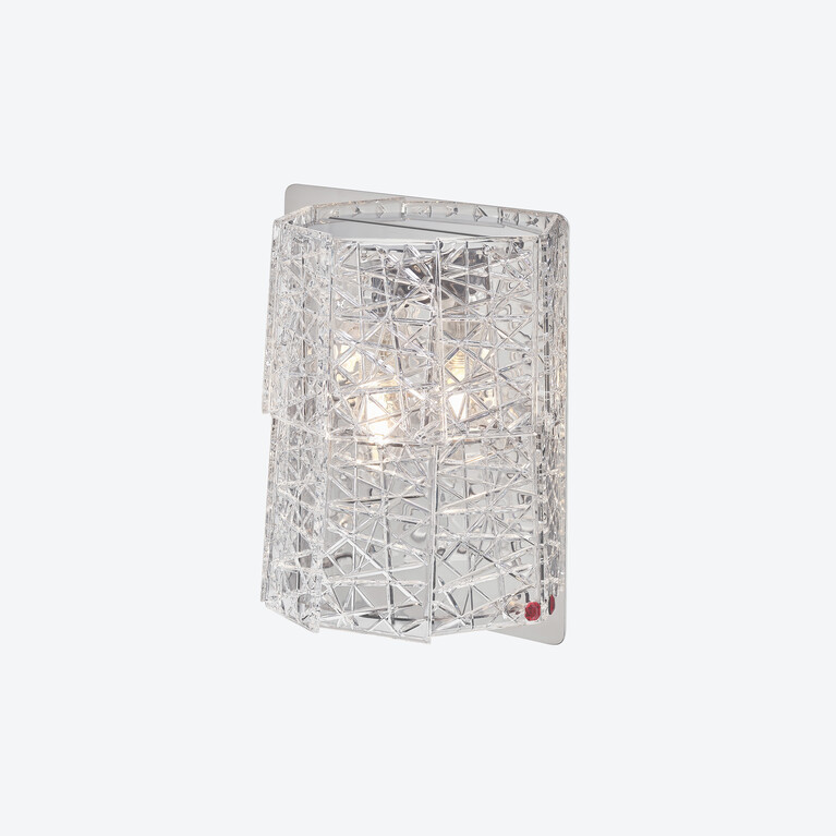Tuile de Cristal Wall Unit Frozen (1L) Baccarat in Crystal Clear View 1