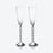 Véga Flutissimo Flutes Baccarat, Champagne flute in Crystal Clear