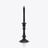 Harcourt Candlestick Candle Baccarat in Wax Black