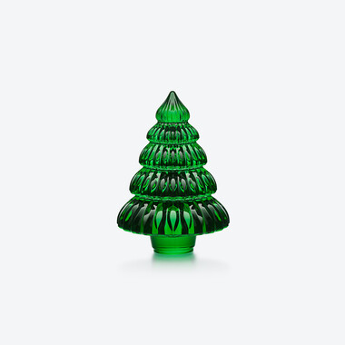 Noël Green Enchanting Fir Baccarat in Green Crystal