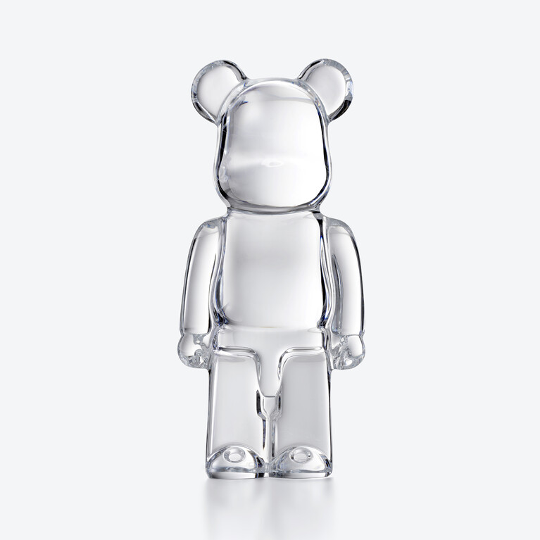 Be@rbrick Figurine Baccarat in Crystal Clear View 1