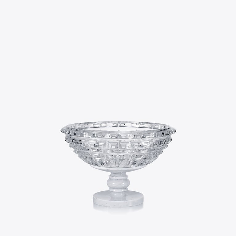 뉴 앤티크 솔라 (New Antique Solar Vase) Baccarat, 클리어 크리스탈로 만든