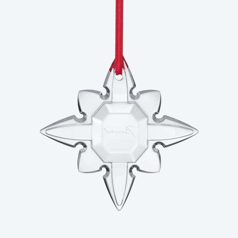 No&euml;l Annual Ornament Octogone 2026 Baccarat in Clear Crystal View 2