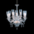 Mille Nuits Chandelier Hurricane Shades (12L) Baccarat in Crystal Clear