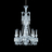 Z&eacute;nith Chandelier Long (8L) Baccarat in Crystal Clear