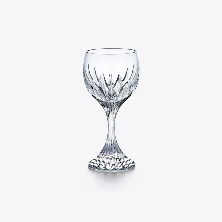 Mass&eacute;na Glass Baccarat, Wine glass in Crystal Clear View 1