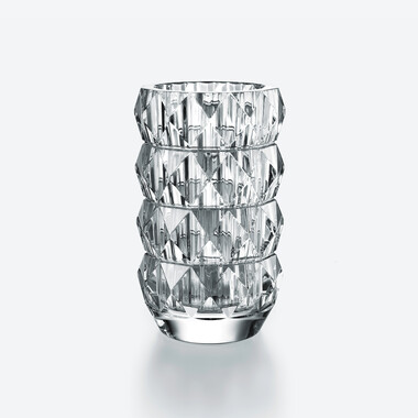 Louxor Round Vase M Baccarat in Crystal Clear