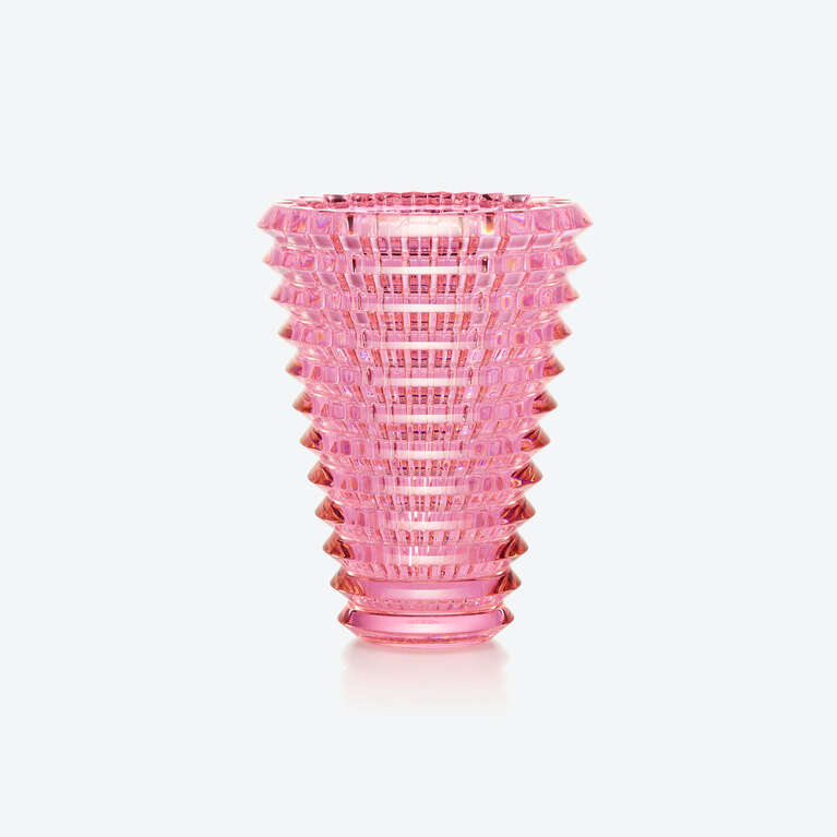 Eye Oval Vase S Pink