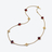 Mini M&eacute;dicis Necklace Baccarat in 18-Karat Gold-Plated Red