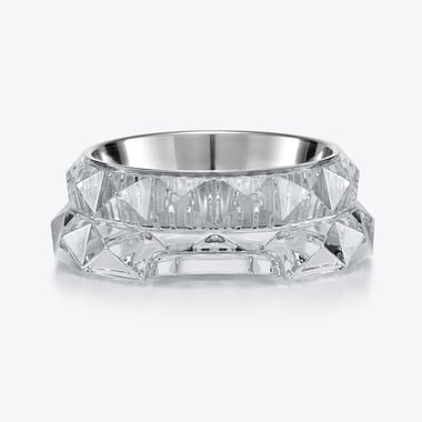 Louxor Pet Bowl L Baccarat in Crystal Clear