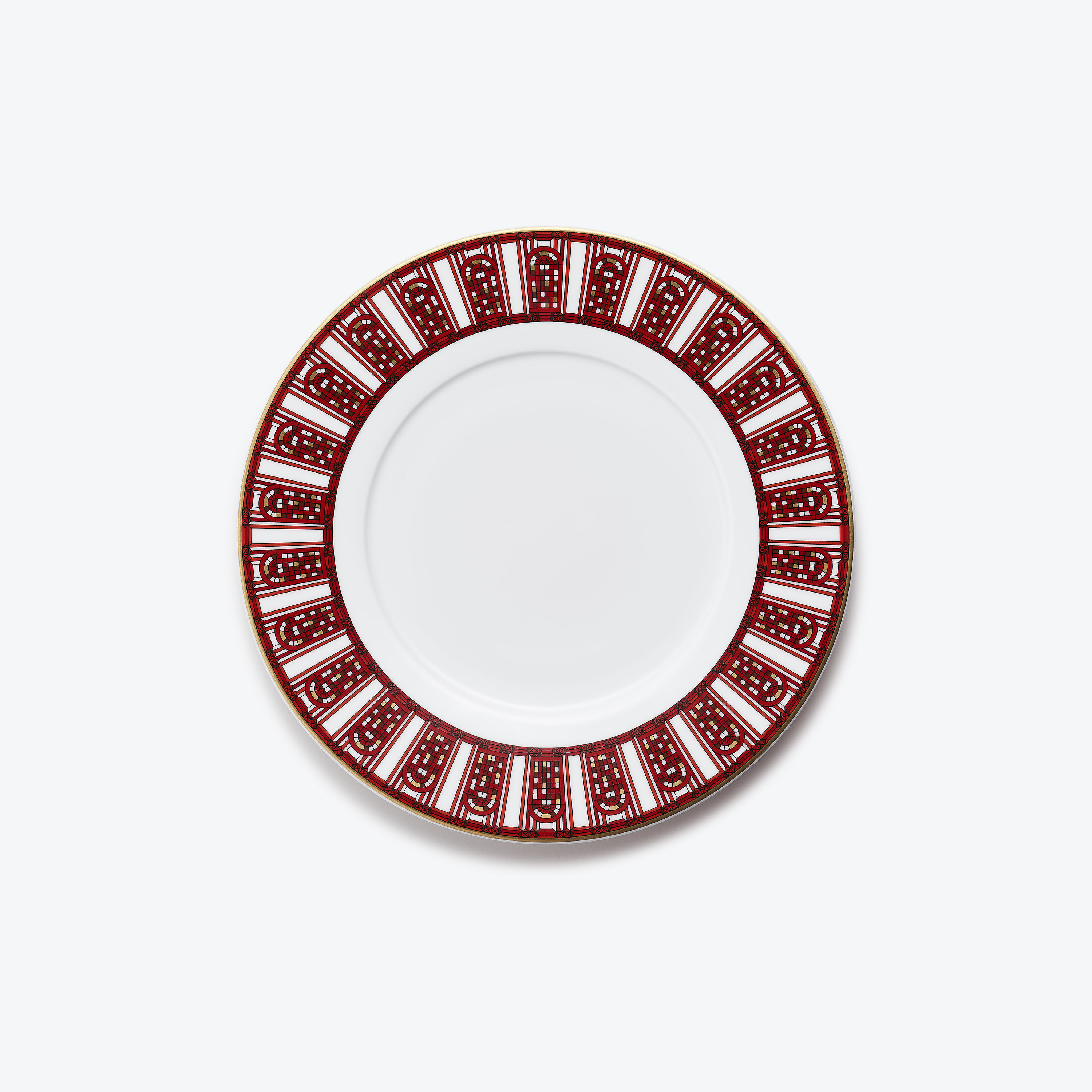 Red dessert plates outlet