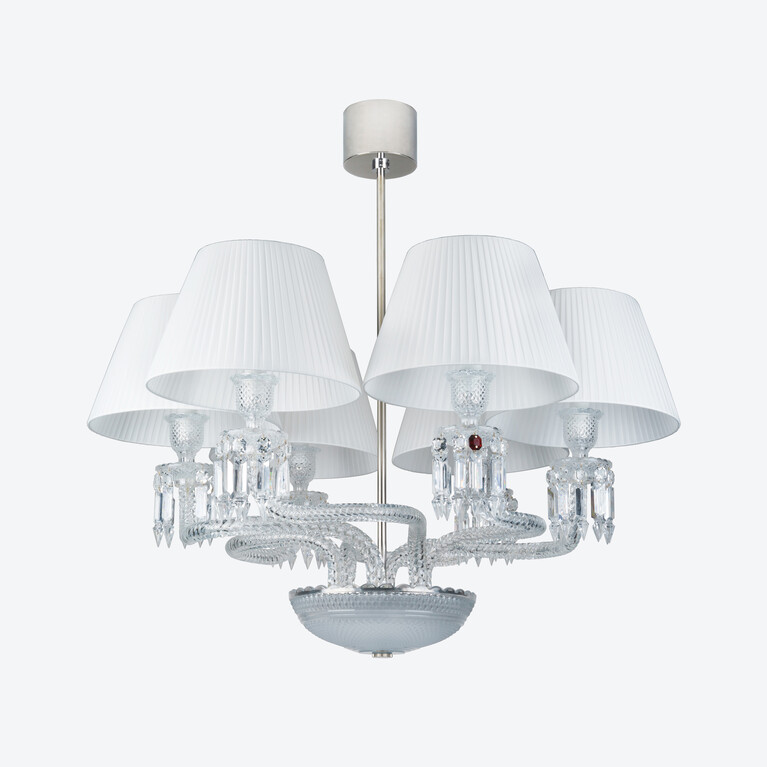Tourbillon Chandelier (6L) Baccarat in Clear Crystal View 1