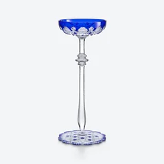Select Tsar Coupe Baccarat, Champagne coupe in Crystal Blue