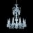 Z&eacute;nith Chandelier Long (12L) Baccarat in Clear Crystal