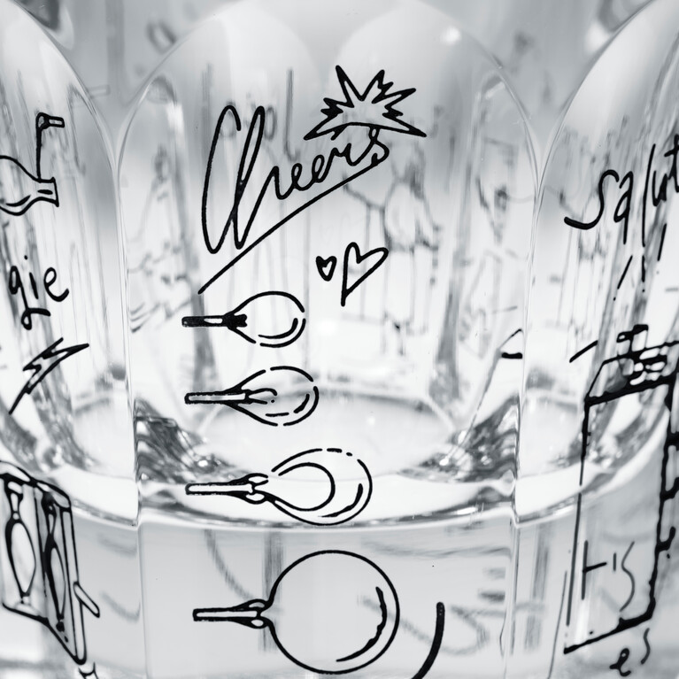 Harcourt Whisky Decanter And Tumblers Set Harry Nuriev Baccarat in Crystal Clear