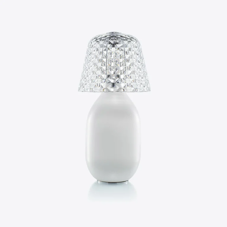 Baby Candy Light Nomadic Lamp Baccarat in Ceramic White View 2